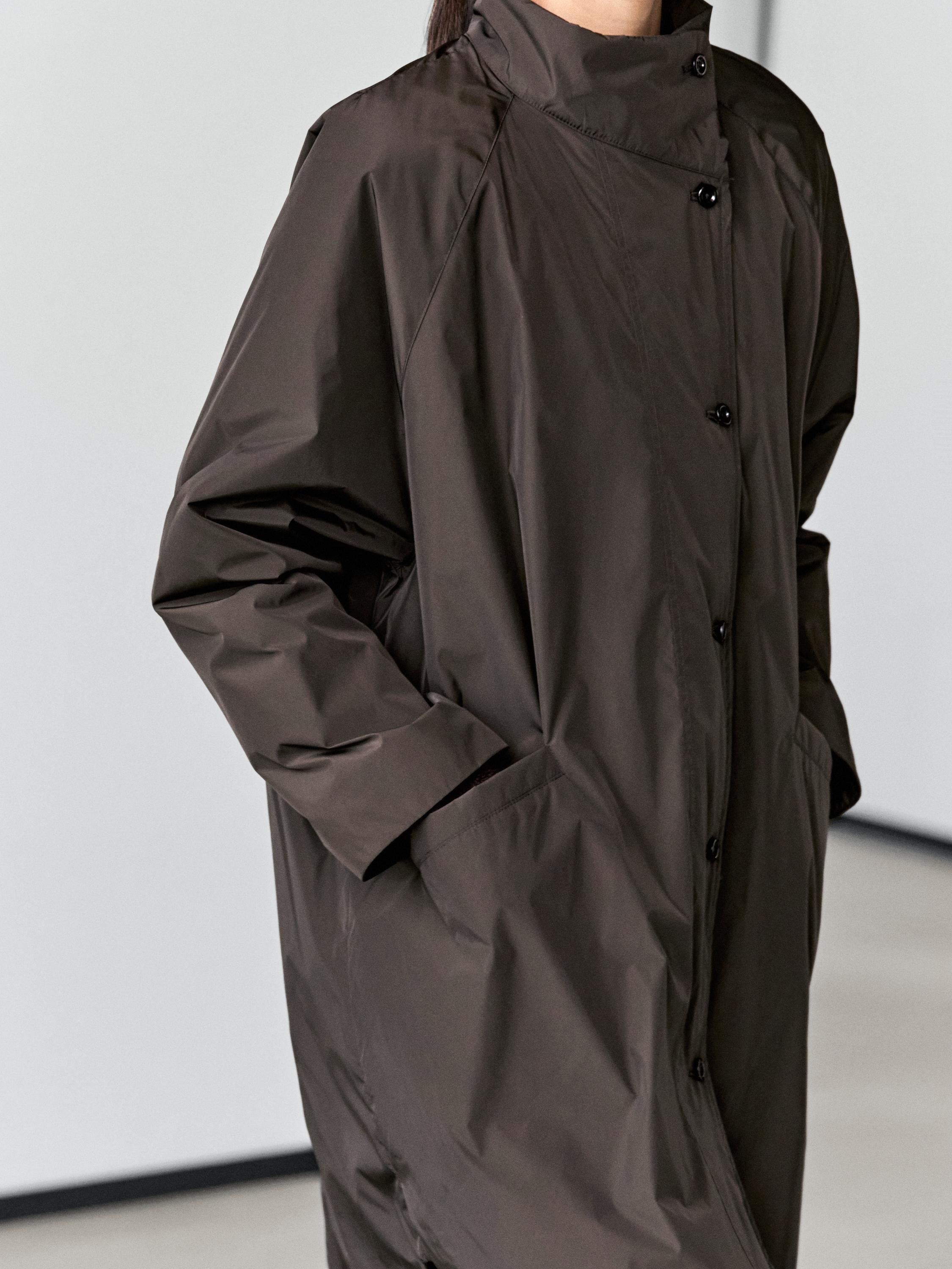 Veste longue matelassée